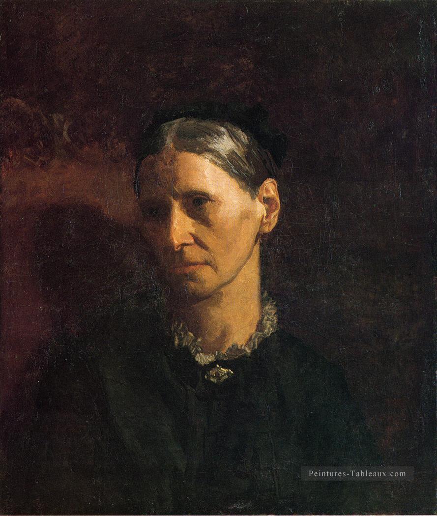 Portrait de Mme James W Crowell réalisme portraits Thomas Eakins Peintures à l'huile